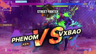 SF6 → Phenom (Ken) vs Vxbao (JP) - Street Fighter 6