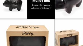 Capitalist Pig Chalkboard Money Box