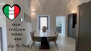 Our Italian Home #20  See what we've done! Decorating with paintings and antiques making it our home