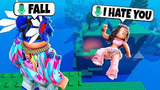 VOICE CHAT OBBY MADE US BREAKUP! (Roblox)