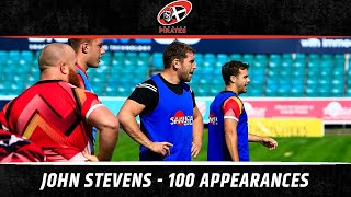 100 up for captain John Stevens