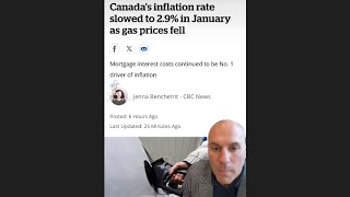 Inflation rate for Canada drops ⬇️ to 2.9%