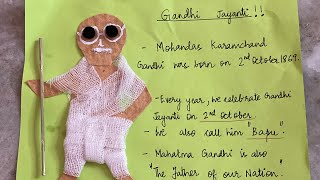 GANDHI JAYANTI/PRESCHOOLER IDEAS AND ACTIVITIES FOR GANDHI JAYANTI