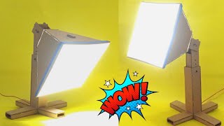 SOFTBOX LIGHTING FROM CARDBOARD | Lampu Studio dari kardus