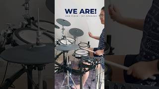 We Are! // One Piece 1st Opening // Drum Cover