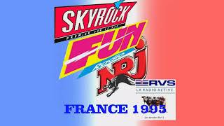 France Radio August 1995 - Eurodance from NRJ, RVS, FunRadio, SkyRock