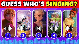 Guess Who's Singing 🎤🎙️🎶| Disney Song Quiz Challenge | Can You Guess the Disney Character By Song