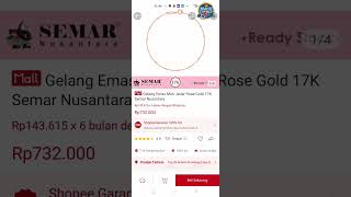 Gelang Emas Mini Jedar Rose Gold ☺️ CEK KOLOM KOMENTAR