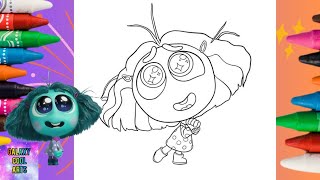 Inside Out 2 Envy Coloring Pages #art #drawing #envy