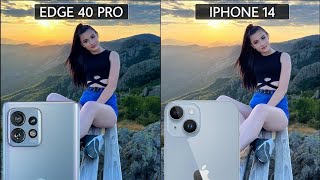 Motorola Edge 40 Pro VS Iphone 14 Camera Comparison |Android vs iphone camera test