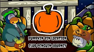 (Unavailable) Pumpkin pin location | Club penguin journey 23/10/2023 - 30/10/2023