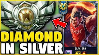 I TOOK MY DARIUS INTO SILVER 5! DIAMOND DARIUS MAIN VS SILVER ELO! - League of Legends