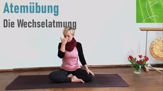 Atemübung - Die Wechselatmung (Nadi Shodhana Pranayama)