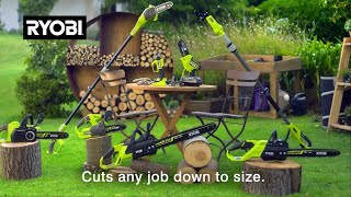 Cut any job down to size with RYOBI’s Pruning & Cutting Range