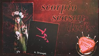 Scorpio Season Tarot & Oracle Decks ❤️‍🔥