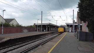 DRS 37405 tones and thrashes through Stowmarket on 0Z37: 07/05/2019