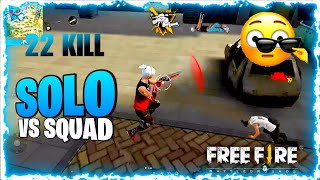 SOLO VS SQUAD BR RANKED 🥵// GARENA FREE FIRE 🔥