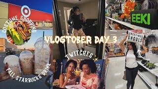 vlogtober ☆ | halloween decor shopping, fall starbucks drink, etc.