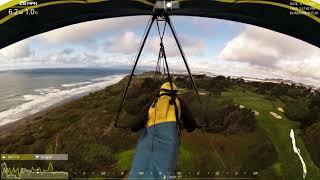 2020.01.13 x2 Fort Funston Hang Gliding Light Day