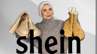 مشترياتى لاحذية الشتا من شى ان و رايي فيها 😎| Shein haul