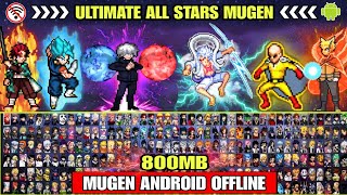 NEW!! JUMP ULTIMATE ALL STARS MUGEN ANDROID (LATEST CHARACTERS) Anime War Crossover Mugen ANDROID