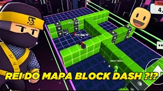 O Rei Do Mapa Block Dash ?!? - Stumble guys