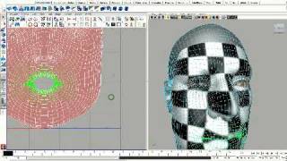 Maya 2009 UV enhancements: Unwrapping  a head