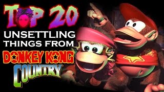 Top 20 Unsettling Things in Donkey Kong Country | Darkology #4