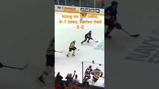 Islanders Bruins final goal game 4 series tied 2-2 (Clip from NHL)