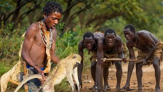 Traditional Bush Cooking: Hadza Hunters Grill Antelope And Hyrax - You Won't Believe Your Eyes!