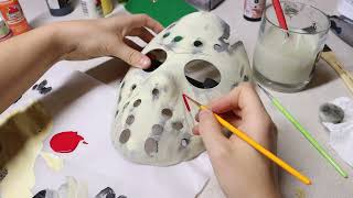 Friday the 13th Jason Mask DIY I How to Make Jason Voorhees Mask