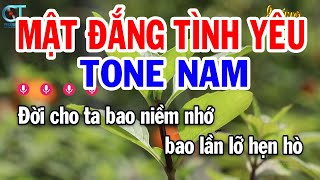 Karaoke Mật Đắng Tình Yêu Tone Nam ( Em ) Nhạc Sống Mới || Karaoke Tuấn Kiệt