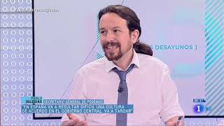 Iglesias : "Debe haber negociación para un gobierno de coalición"