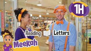 Lost Letters Mystery: Blippi and Meekah to the Rescue | 1 HR OF MEEKAH | Educational Videos for Kids