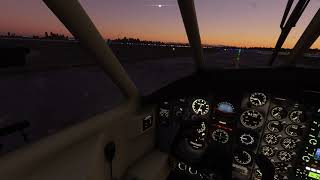 Microsoft Flight Simulator EMB 110 final approach to EGGP 09