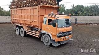 cara truk sawit troton panjang bongkar manual di pabrik!!@suriadi kw loader