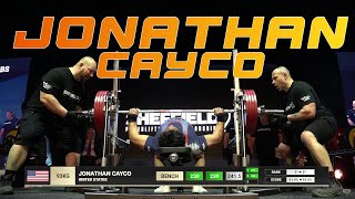 Jonathan Cayco | 884kg Total Second place Sheffied 2023