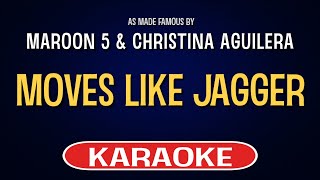 Maroon 5 feat. Christina Aguilera - Moves Like Jagger (Karaoke Version)