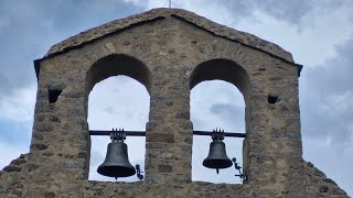 Cloches église St-Vincent de La Llagonne (66) - Sonnerie dominicale