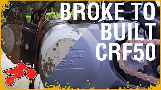 BROKE CRF70 to FULLY BUILT 110cc - Brian Mobley's Broke to Built Contest Bike