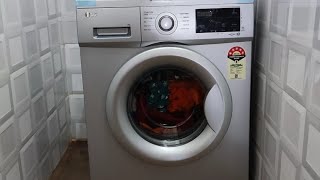 Lg 8kg fully automatic front load washing machine silver review....best front load washing machine .