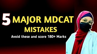 Avoid major mdcat  mistakes | Score 180 plus marks in mdcat | Medicos Beacon