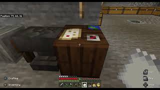 Minecraft Day 58: Making a Cartography table