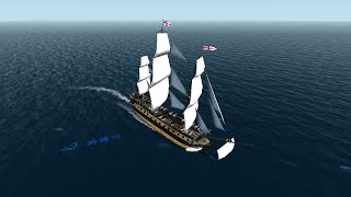 Le Redoutable has got no chance against HMS Temeraire!!! The Pirate: Caribbean Hunt PvP Multiplayer