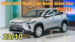 ✅Giảm 50% Thuế, Giá Lăn Bánh Corolla Cross Cuối Tháng 10, Dễ Mua Rồi, Chi Tiết Lăn Bánh |Xegiatot24h