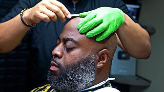 BALD HEAD SHAVE + BEARD SHAPEUP TUTORIAL | SAFE SHAVING METHOD