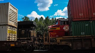 NS August Friday Railfanning at Charlotte Junction with Original NS heritage unit on 12R 8/9/24