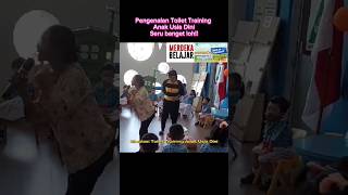 Simulasi Toilet Traning bersama Bee #youtubeshorts #anakusiadini #toilettraining #mpls