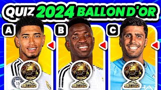 GUESS THE BALLON D'OR WINNER 2024 | QUIZ FOOTBALL TRIVIA 2024