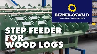 Step feeder for wood logs | Bezner-Oswald